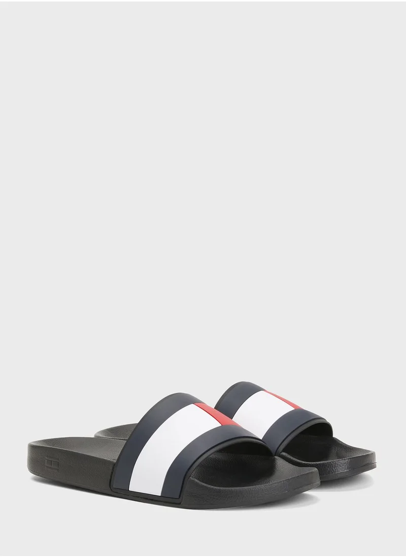 TOMMY HILFIGER Logo Casual Slides