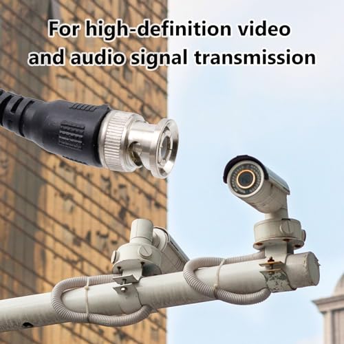 Antrader RG58 1.5 Feet BNC to BNC Coaxial Cable Male/Male Connector for CCTV Camera 10pcs - Image 2