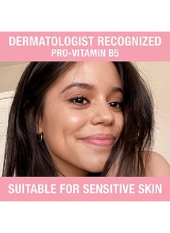 Neutrogena كريم أساس للبشرة الحساسة مع بروفيتامين B5 لتصحيح اللون وتقليل حجم المسام، كريم أساس سائل ومصل للوجه بتغطية قابلة للبناء، خفيف/متوسط 02، 1 أونصة  - Image 5