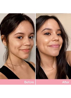 Neutrogena كريم أساس للبشرة الحساسة مع بروفيتامين B5 لتصحيح اللون وتقليل حجم المسام، كريم أساس سائل ومصل للوجه بتغطية قابلة للبناء، خفيف/متوسط 02، 1 أونصة  - Image 4
