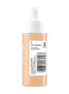 Neutrogena كريم أساس للبشرة الحساسة مع بروفيتامين B5 لتصحيح اللون وتقليل حجم المسام، كريم أساس سائل ومصل للوجه بتغطية قابلة للبناء، خفيف/متوسط 02، 1 أونصة  - Image 3