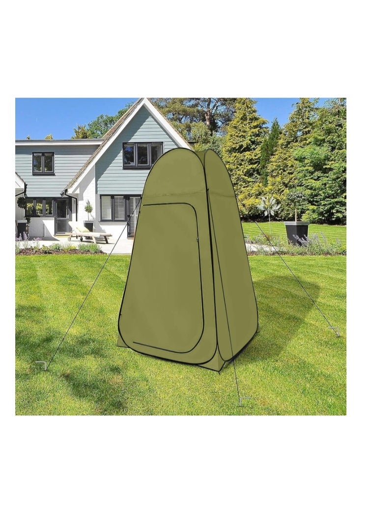 OUUTMEE Portable Folding Toilet Tent, Outdoor Changing Clothes Tent, Outdoor Privacy Tent, Pop-up Shower Tent, Beach Dressing Room with Carry Bag, Suitable for Shower/Toilet/Camping/Beach - Image 2