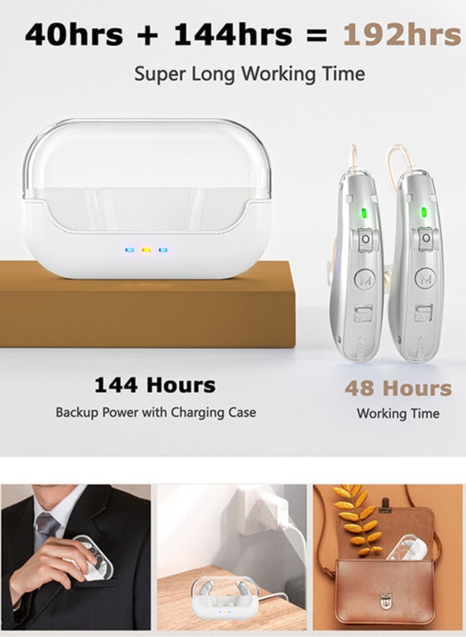 Chixing Hearing Aids for Seniors Rechargeable with Noise Cancelling - Image 3