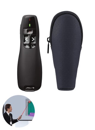 Wireless Presenter Black, Clicker for Laptop Presentations Remote, USB Wireless Presenter Remote, Power Point Remote Clicker for Computer/ Mac/ PPT/ Google Slide Advancer - pzsku/Z2F40205A70E4FCC454C3Z/45/1751866506/ce107b94-9549-4000-b29d-f38cbd1438c4