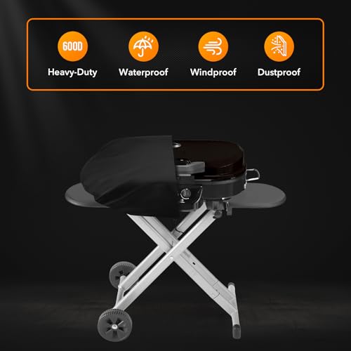 ZBXFCSH Heavy Duty Grill Cover Compatible with Coleman Roadtrip LX/LXX/LXE/285 and Compatible with Smoke Hollow 205 Grills, All Weather - Image 3