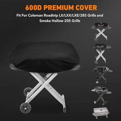 ZBXFCSH Heavy Duty Grill Cover Compatible with Coleman Roadtrip LX/LXX/LXE/285 and Compatible with Smoke Hollow 205 Grills, All Weather - Image 2