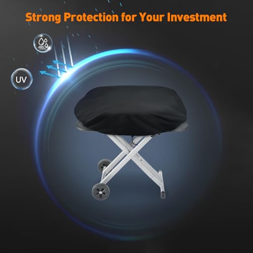 ZBXFCSH Heavy Duty Grill Cover Compatible with Coleman Roadtrip LX/LXX/LXE/285 and Compatible with Smoke Hollow 205 Grills, All Weather - Image 4