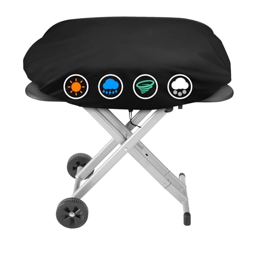 ZBXFCSH Heavy Duty Grill Cover Compatible with Coleman Roadtrip LX/LXX/LXE/285 and Compatible with Smoke Hollow 205 Grills, All Weather - Image 1