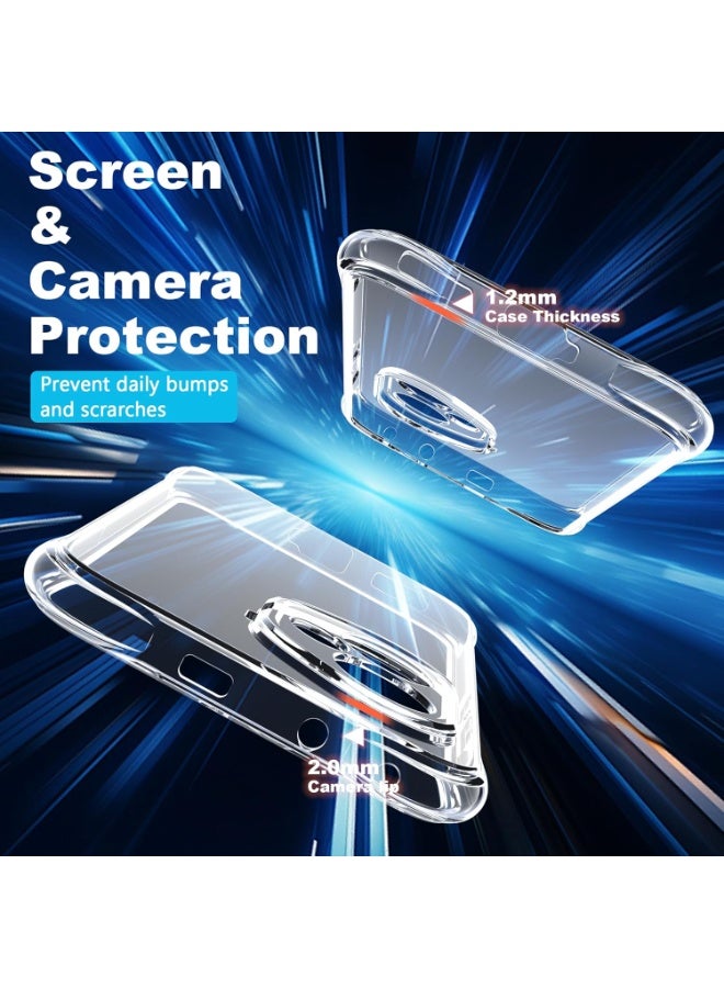 Clear Shockproof Tpu Mobile Phone Case, Slim Soft Silicone Protective Case For Honor 400 - Image 4