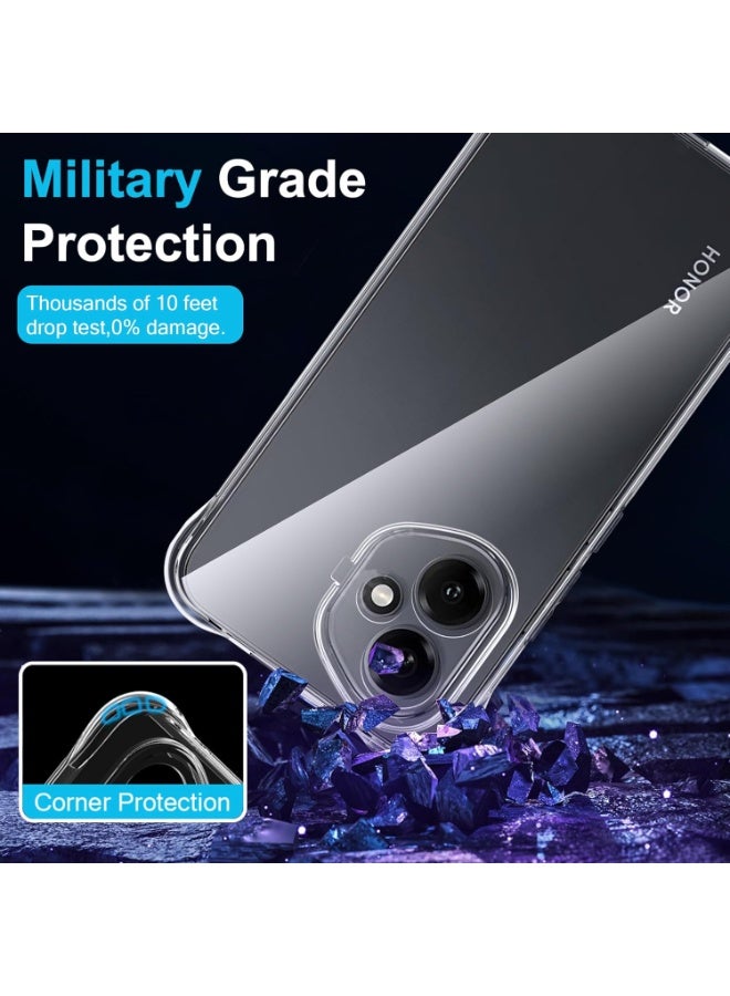Clear Shockproof Tpu Mobile Phone Case, Slim Soft Silicone Protective Case For Honor 400 - Image 3