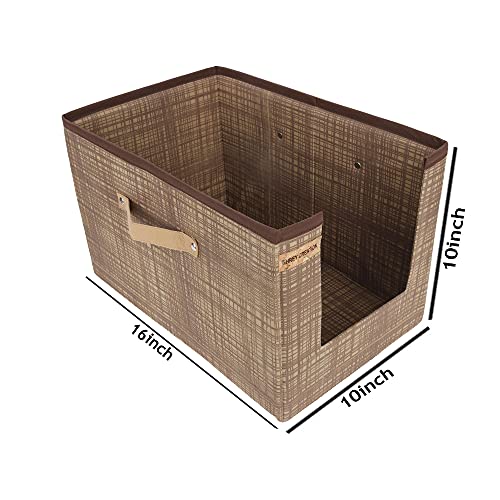 SHREY CREATION Non-Woven Shirt Stacker/Clothes Organizer|Foldable Non Woven Material|Closet & Wardrobe Organizer (Pack Of 2) - Image 5