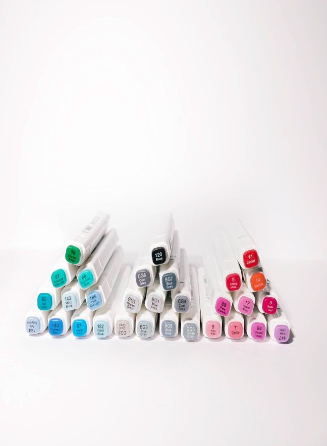 Touch Artist Dual Tip Markers Set, Alcohol Based Permanent Markers Pens for Kids Adult Coloring Books Sketching and Card - Image 4