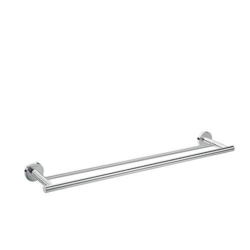 hansgrohe Dual Towel_Bar 25-inch Modern Towel_Bar in Chrome, 41712000 - Image 1