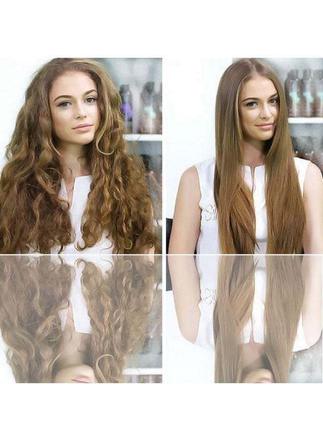 KERATIN RESEARCH Gold Label Brazilian Keratin Hair Treatment Straightening works on All Hair Types Incl Coarse Thick Dry Frizzy Curly Bleached Dominican Brazilian Indian Strong formula Hair 240ml  - Image 4