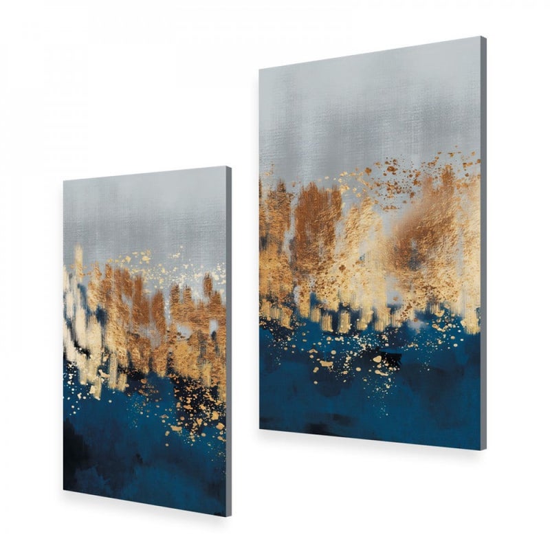 Marktna A double canvas painting with a modern design, total size 80 x 60 cm - Image 2