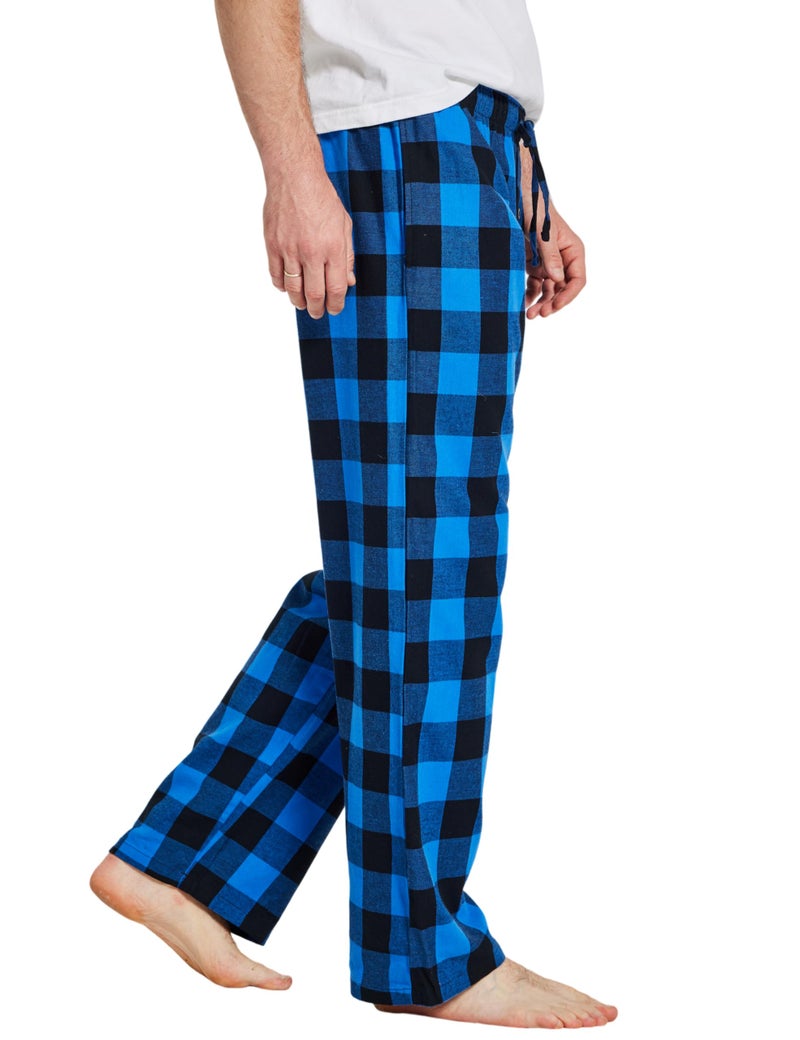 CYZ Men's 100% Cotton Super Soft Flannel Plaid Pajama Pants,F23015,Medium - Image 3