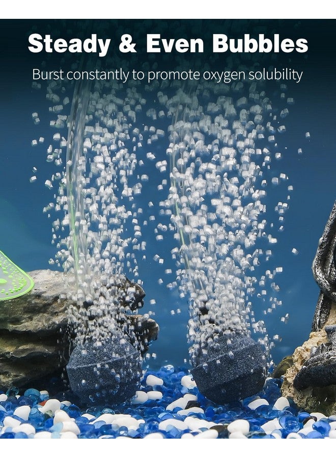 Pawfly Aquarium 1.2 Inch Air Stone Ball Bubble Diffuser Release Tool for Air Pumps Fish Tanks Small Buckets and Koi Ponds, 6 Pack - Image 2