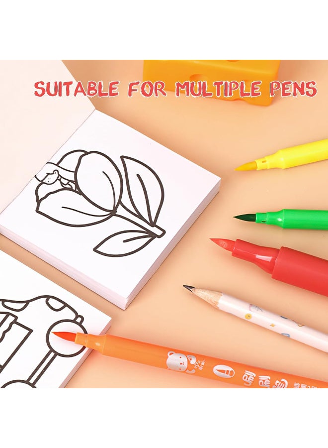 TFiOXL 6Pcs Mini Coloring Books for Kids Ages 3+, 3x3 Inches Pocket Size Coloring Books for Classroom Activity Travel Stress & Anxiety Relief (300 Pages) - Image 5