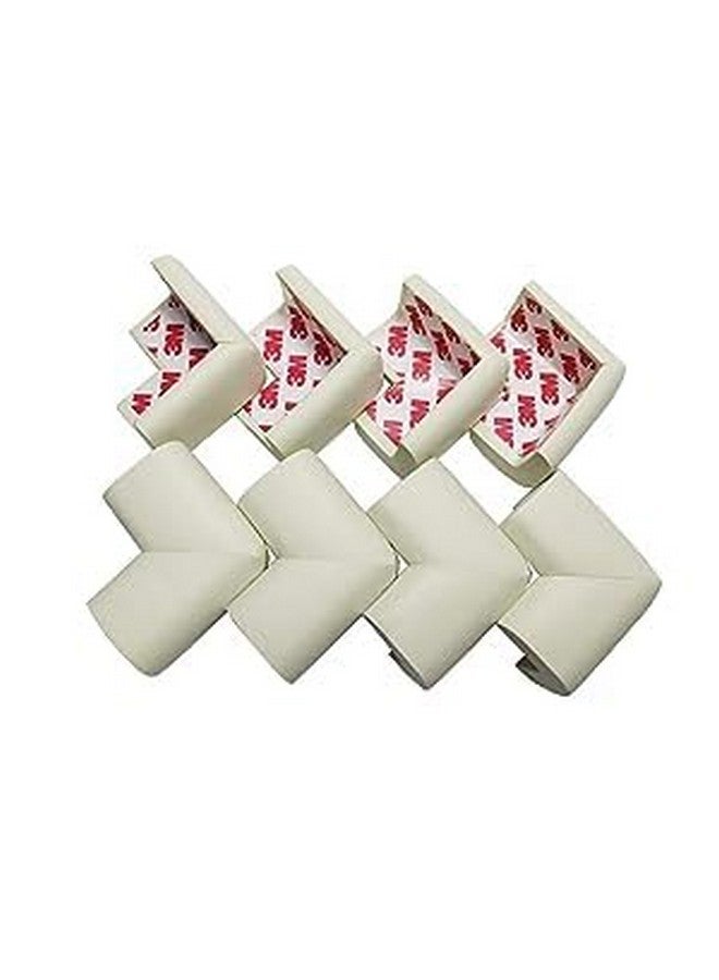 AnFun Corner Protector Baby Proof | Corner Guard Child Safety for Babies, Toddlers, Kids | Foam Corner Covers for Furniture, Table, Desk | 8 Pack (Ivory White) - Image 1