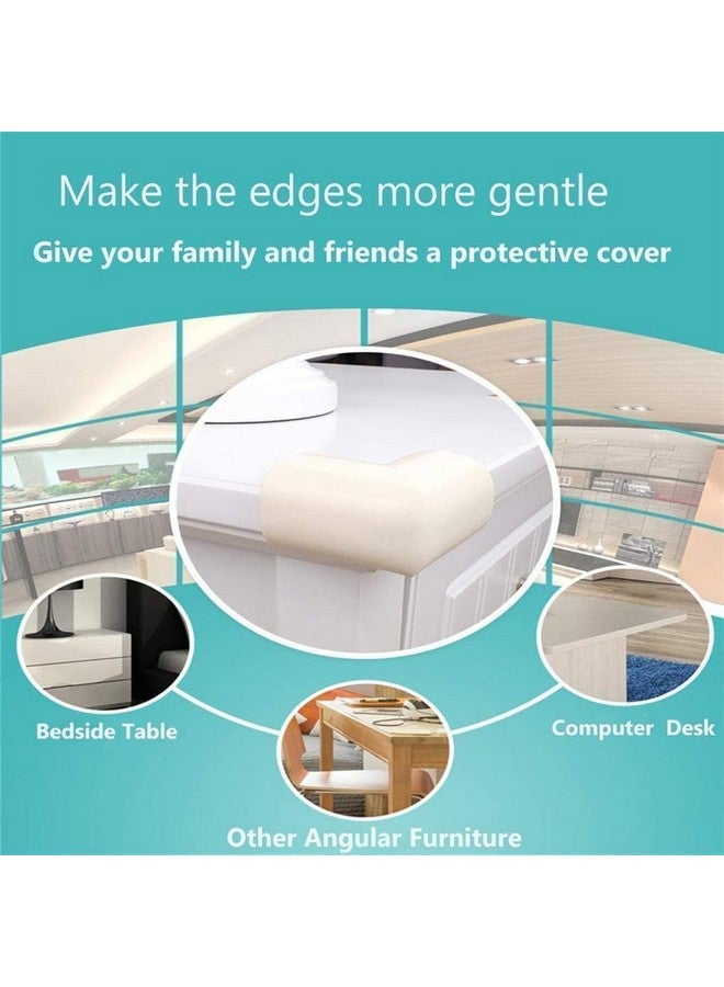 AnFun Corner Protector Baby Proof | Corner Guard Child Safety for Babies, Toddlers, Kids | Foam Corner Covers for Furniture, Table, Desk | 8 Pack (Ivory White) - Image 3