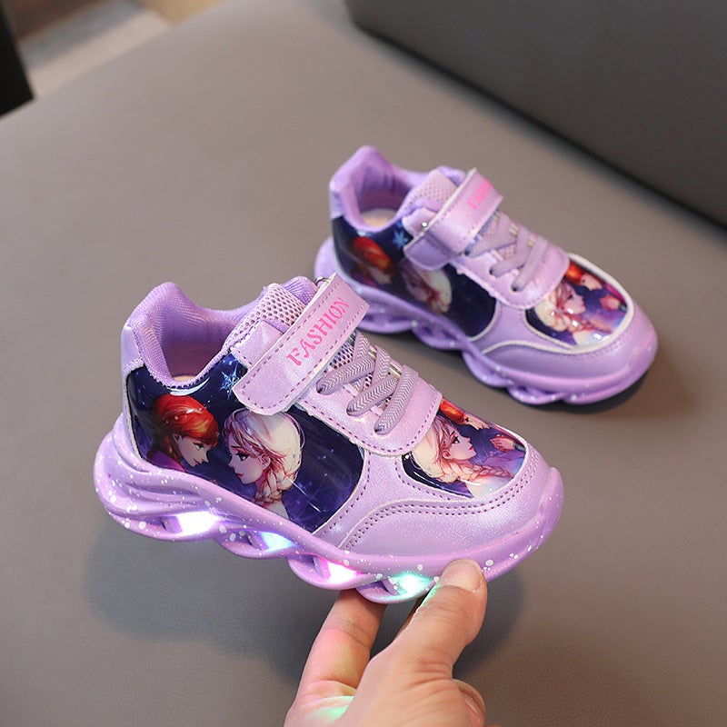 Mesh Sneakers Lightweight Flexible Sole Walking Shoes For Kids Indoor And Outdoor Activities - Image 1