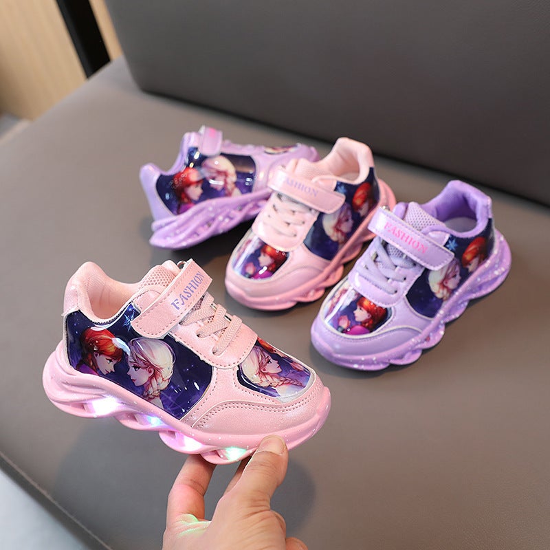 Mesh Sneakers Lightweight Flexible Sole Walking Shoes For Kids Indoor And Outdoor Activities - Image 2