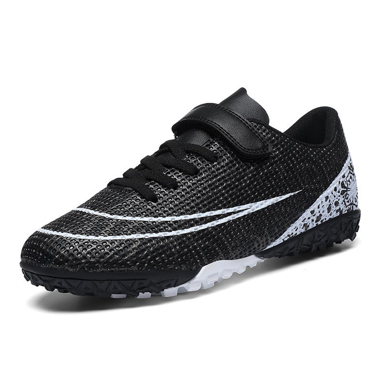 أحذية كرة القدم للأطفال مقاس 28-39 منخفضة القمة FG مسامير TF أظافر مكسورة قاع مسطح قاع مسمار HG حذاء رياضي مع خطاف وحلقة للرجال والنساء - Image 5