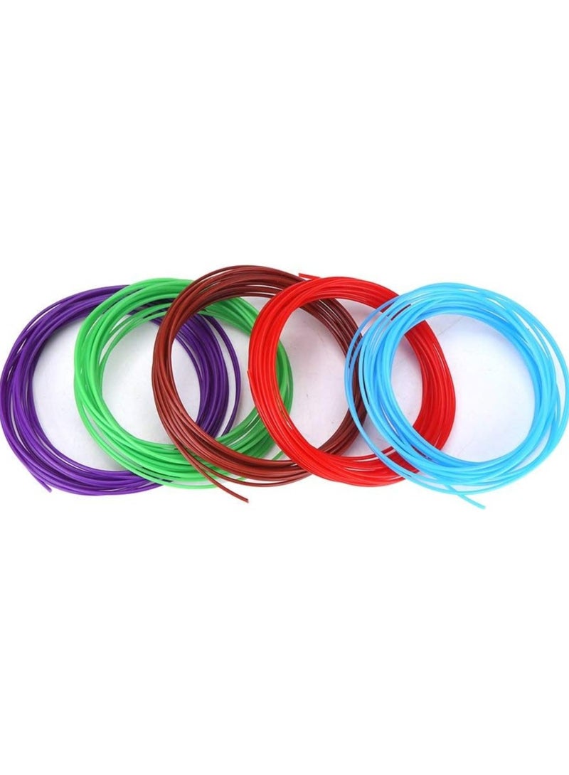 3D Pen Filament Refills PLA – 10 Colors, 10 Feet Each – 1.75mm 3D Printing Pen Filament, Total 100 Feet Compatible with 3D Pens & Printers  - Image 3