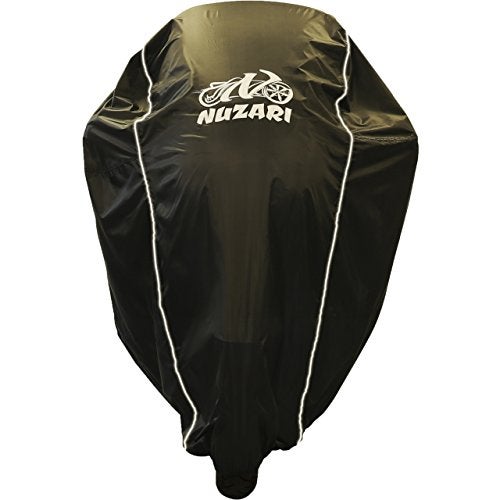 Nuzari Premium Motorcycle Accessories - Motorcycle Covers Waterproof Outdoor Storage - Powersports Vehicle Covers - Dirt Bike Motorcycle Cover for Adult Bikes - 250cc Scooter Cover, Reflective tarp M - Image 1