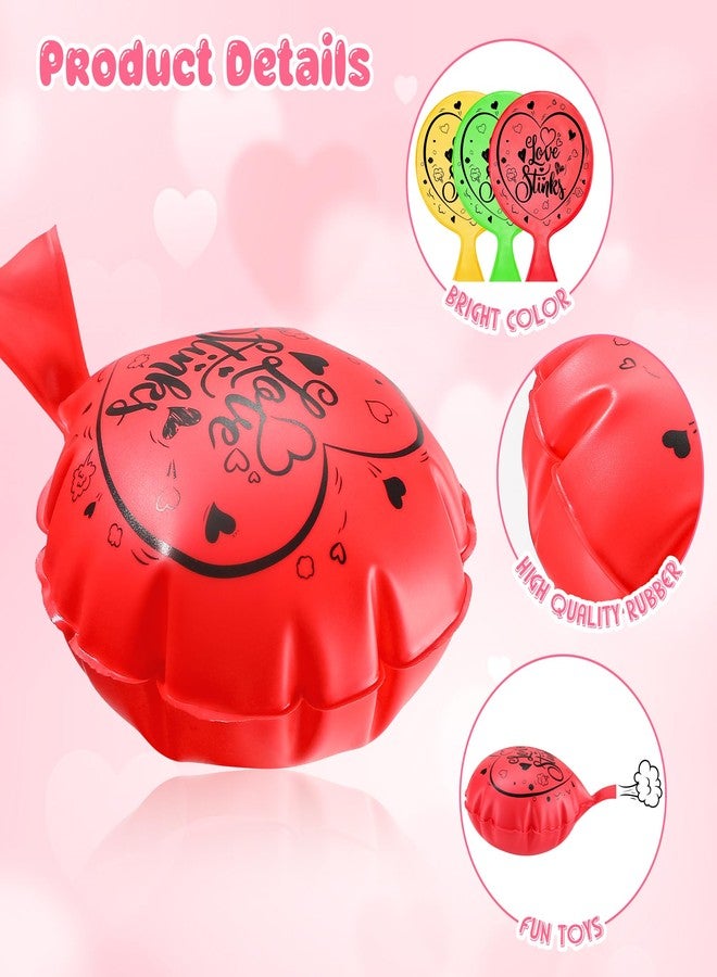 Vynium 12 Pack Valentine's Day Whoopie Cushions Card Set, Love Stinks Self Inflating Whoopee Cushion, Adult Valentine's Day Party Favors Fart Prank Kit, Novelty Trick Joke Gift for Adults Office Home(12PCS) - Image 3