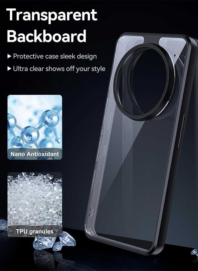 Tersely for Nothing Phone 3A Pro Case, Hard PC Back + Soft TPU Bumper Crystal Clear Slim Fit Lightweight Transparent Skin Cover Shockproof Non-Slip Anti-Yellow Protection - Image 4