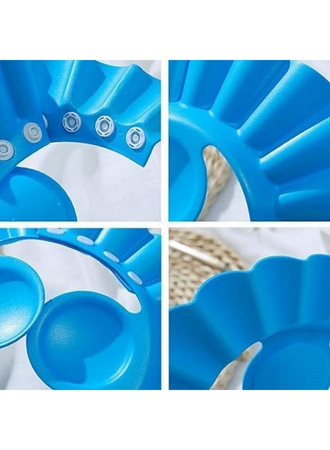 EXPORTTANZA Soft Adjustable Visor Hat Safe Shampoo Shower Bathing Protection Bath Cap for Toddler, Baby, Kids, Children (Multi Color) - Image 5