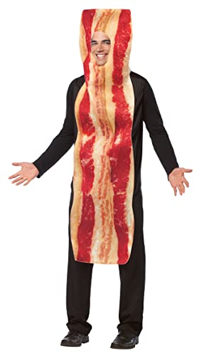 Rasta Imposta Bacon Strip Costume, Brown, One Size - Image 1
