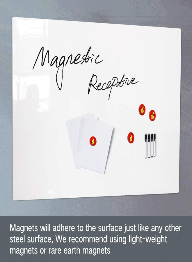 ZHIDIAN Magnetic Whiteboard Contact Paper for Wall 36 x 24 inches, Magnetic Dry Erase White Board Sticker with Non-Adhesive Backing for Office Home School - Image 4