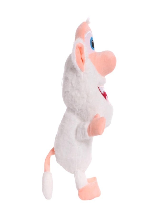 TechMax Solution Large White Monster Plush Toy Super Soft Stuffed Cartoon Plushie Big Smile Cuddly Doll - Image 2