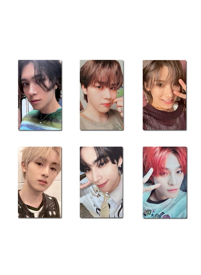 NIBEMINENT 6 Pcs Kpop WayV ON MY YOUTH Lomo Cards Card For Fans Collection Gifts - Image 1