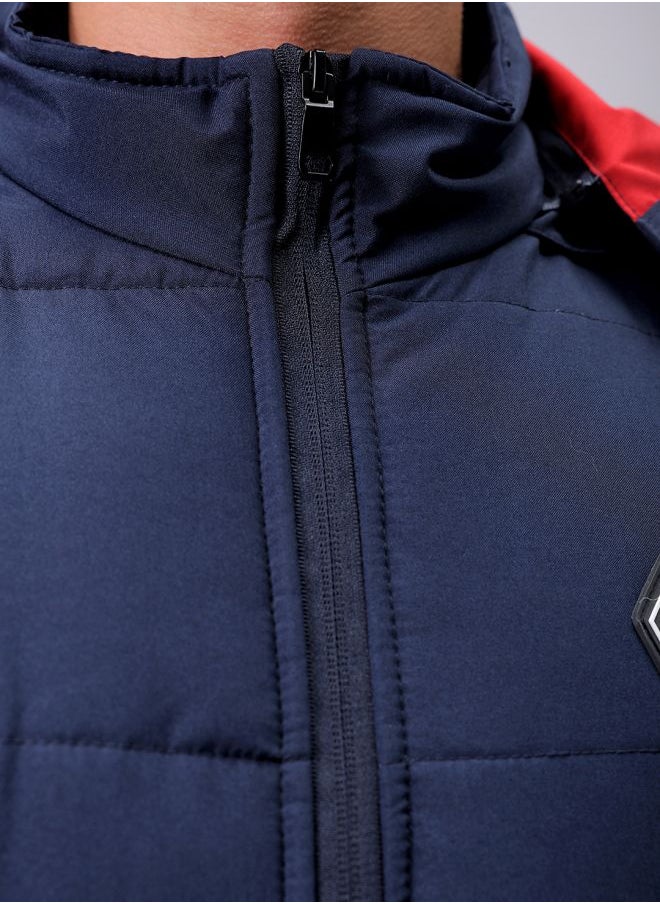 The Indian Garage Co - Men Slim Fit Solid Bomber Jackets - Image 1
