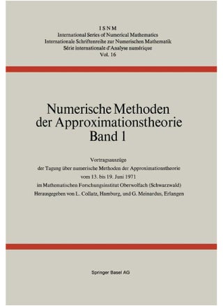 Numerische Methoden der Approximationstheorie: Band 1 - pzsku/Z2F4112F13B4F9F9B9CCAZ/45/1748329119/eb77789d-4f81-4092-b7ac-e94348556fb0