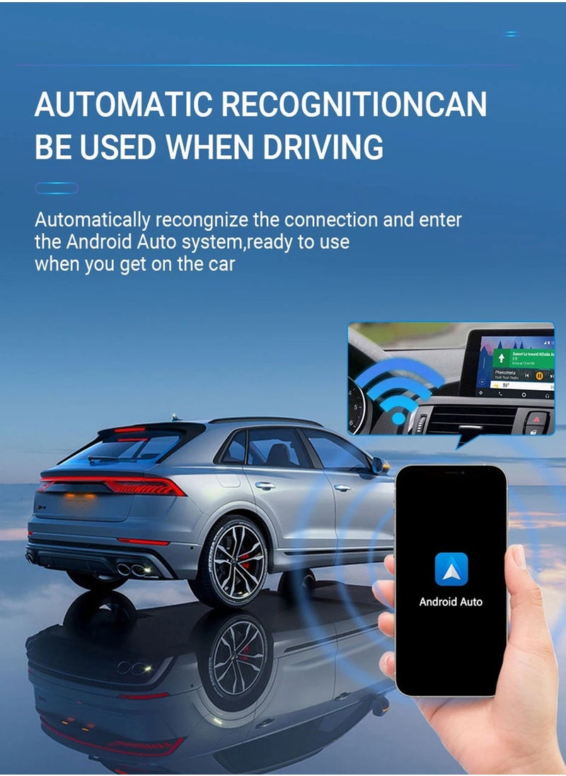 Ottocast - Ottocast A2Air Wired to Wireless Android Auto Adapter Dongle Spotify Waze for OME Android Auto Multimedia for VW Toyota Honda - Image 1