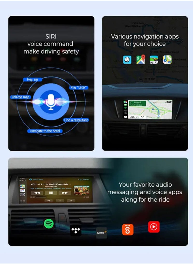 Ottocast - Ottocast A2Air Wired to Wireless Android Auto Adapter Dongle Spotify Waze for OME Android Auto Multimedia for VW Toyota Honda - Image 1