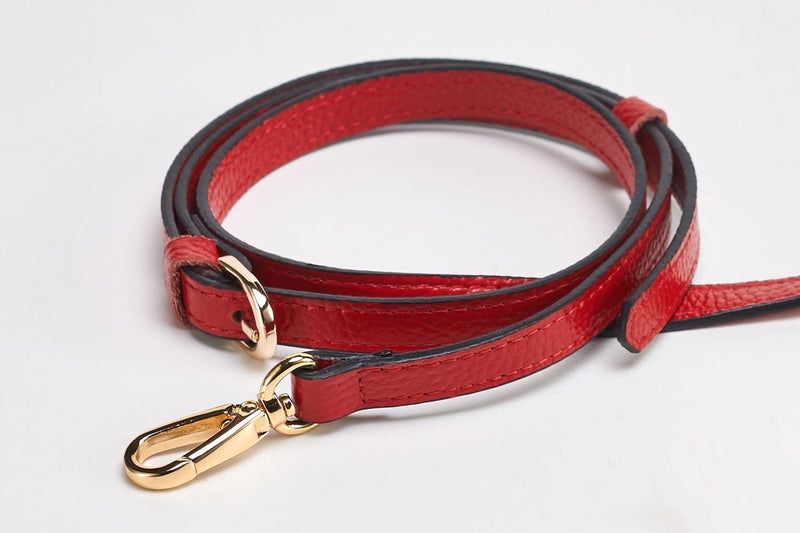 Live Up Full Grain Purse Strap Genuine Leather Replacement for Cross Body Bag Handbags - Image 3