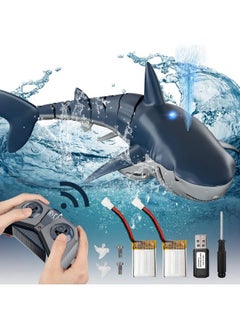 Remote Control Shark 1:18 High Simulation Scale Robot Fish With Light & Spray Water For Lake Bathroom Swimming Pool For Kids Ages 4 5 6 7 8 Boys Christmas Birthday Gifts Rc Boats Pond Toys - pzsku/Z2F412196371E2C60E034Z/45/_/1688710947/348f418f-12ab-43ca-ad88-3a8238d5084b