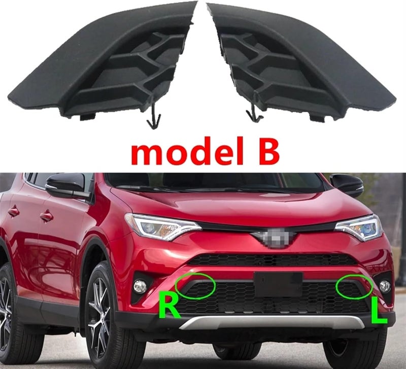 QASULER Front Bumper Tow Hook Eye Cover for Toyota RAV4 - Image 5