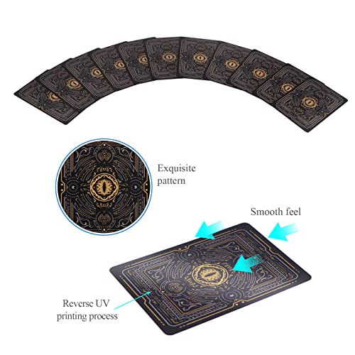 WJPC Easy Shuffling Plastic Waterproof Playing Cards,Cool Black Dragon Poker Cards for Game and Party, Deck of Cards（Dragon - Image 5