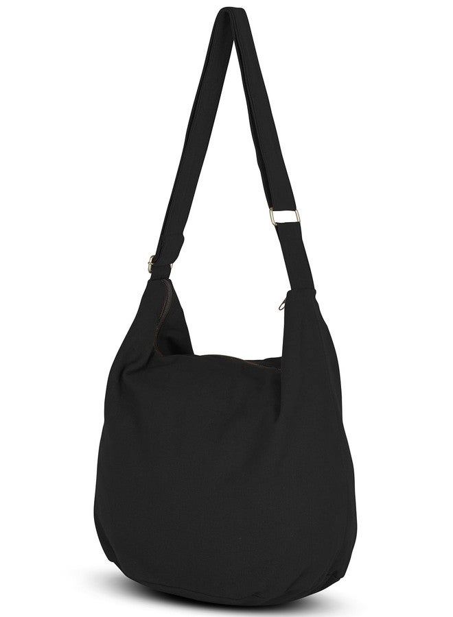 Your Cozy Sling Purse Hippie Bags For Women Crossbody Bag Thai Top Handmade Shoulder Bag with Adjustable Strap Black - Image 2
