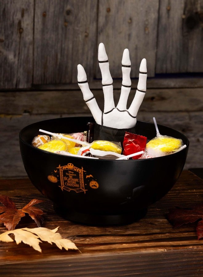 Gemmy Nightmare Before Christmas Jack Skellington Halloween Animated Candy Bowl with Moving Hand Standard - Image 2