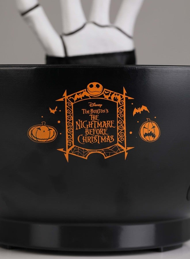 Gemmy Nightmare Before Christmas Jack Skellington Halloween Animated Candy Bowl with Moving Hand Standard - Image 5