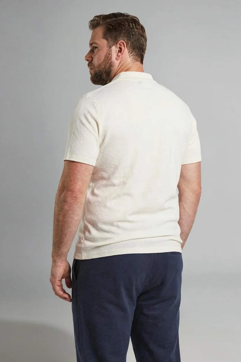 Defacto  Plus Size Short Sleeve Polo Shirt for Men | Best Price UAE