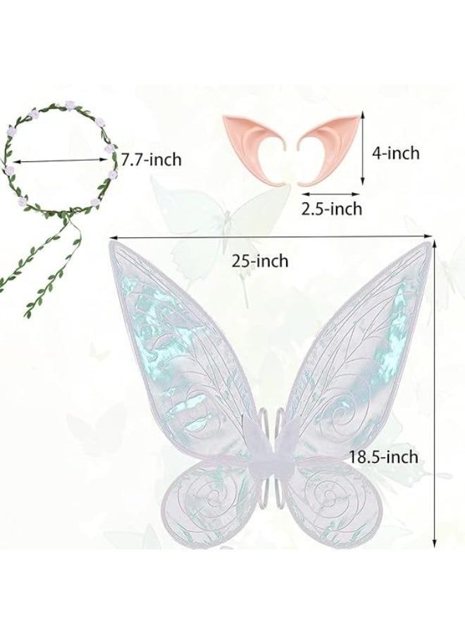 PAWSONIFY Fairy Wings for Adults Women Butterfly Wings - Dress-Up & Cosplay Props for Parties, Weddings, Masquerades & Festive Gatherings - Image 2