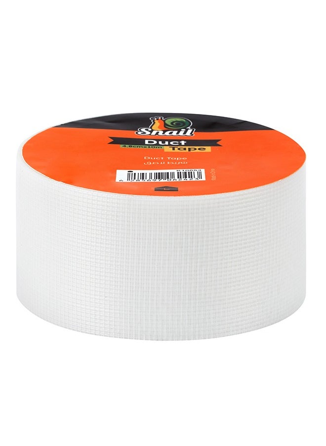 LAWAZIM - Snail Heavy Duty Duct Tape - Strong Adhesive Waterproof Tear-Resistant Flexible Industrial Repair White Utility Tape for Home Repairs Packaging Sealing Plumbing Automotives and Emergency Fixes - Image 1